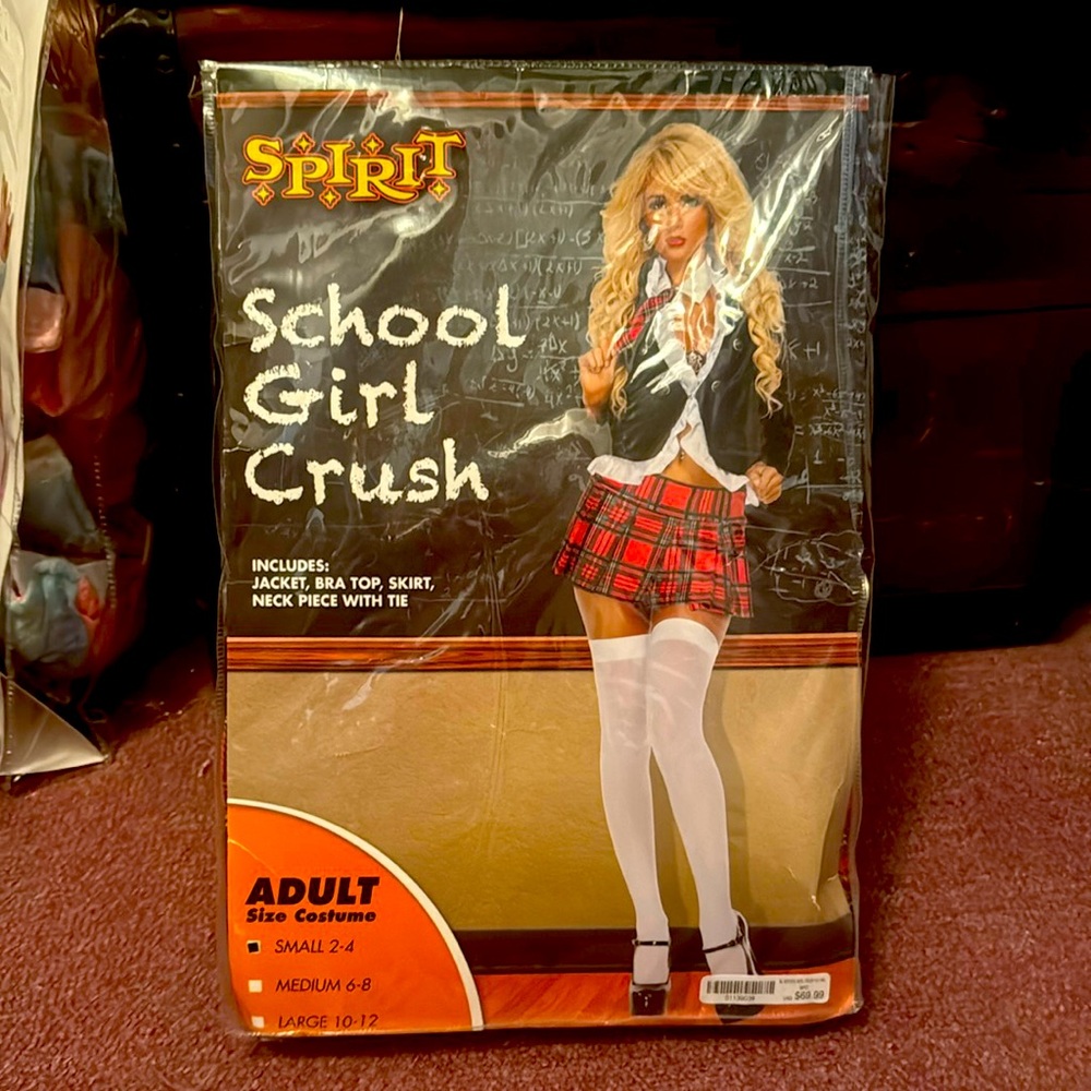 School girl crush costume